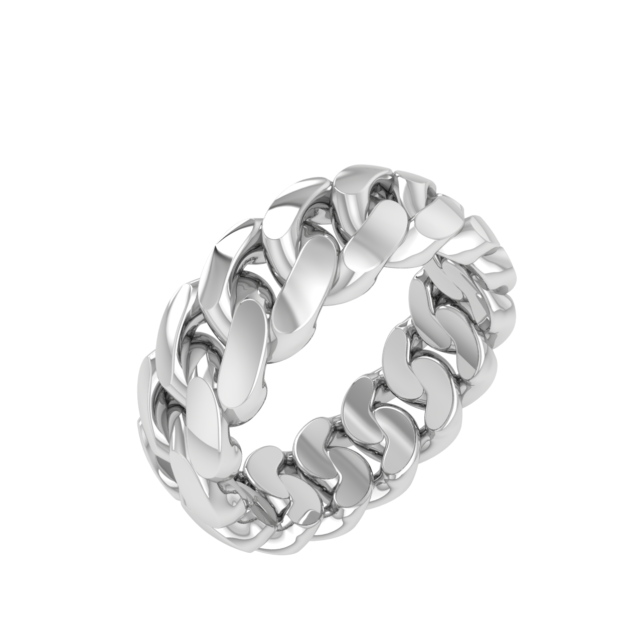 GOLD CUBAN  MEN'S RINGS